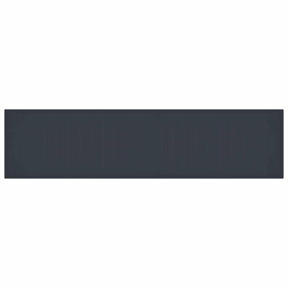 Garten-Esszimmergarnitur mit Kissen 15 pcs Anthrazit PP