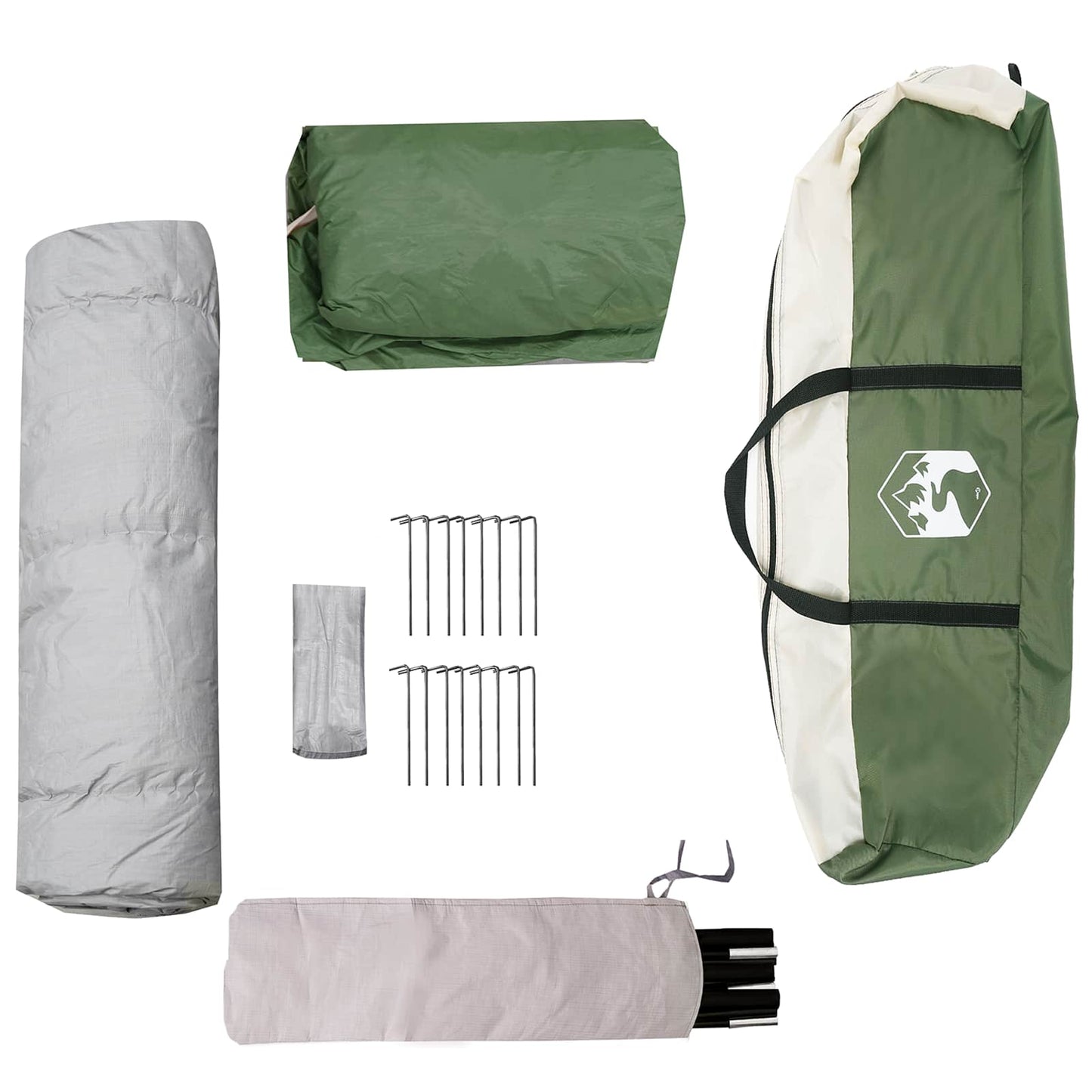 Schnell aufbaubares Zelt mit Regenschutz für 12 Personen und schnellen Abbau