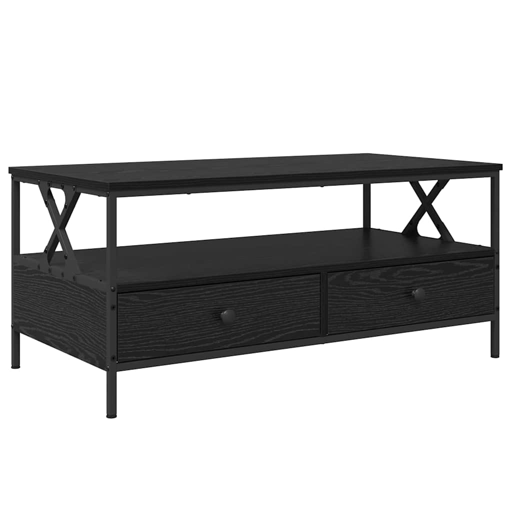 Couchtisch Schwarze Eiche 100 x 51 x 45 cm Holzwerkstoff