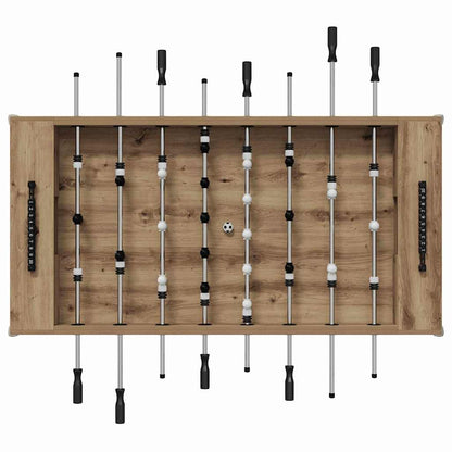 Tischfußballtisch Artisan-Eiche 146,5 x 74 x 85 cm