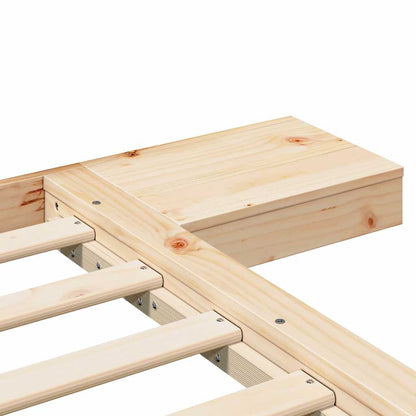 Bettgestell Braun 140 x 200 cm Holz