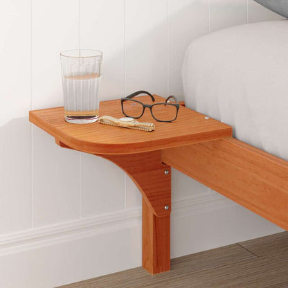 Bettrahmen Wachsbraun 140 x 200 cm Massives Kiefernholz