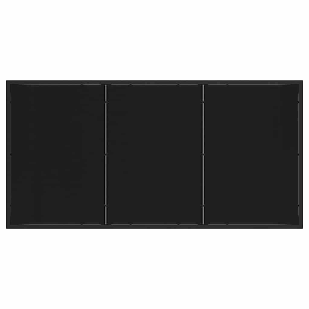 Garten Essgruppe 7 pcs Braun und Schwarz PE-Rattan