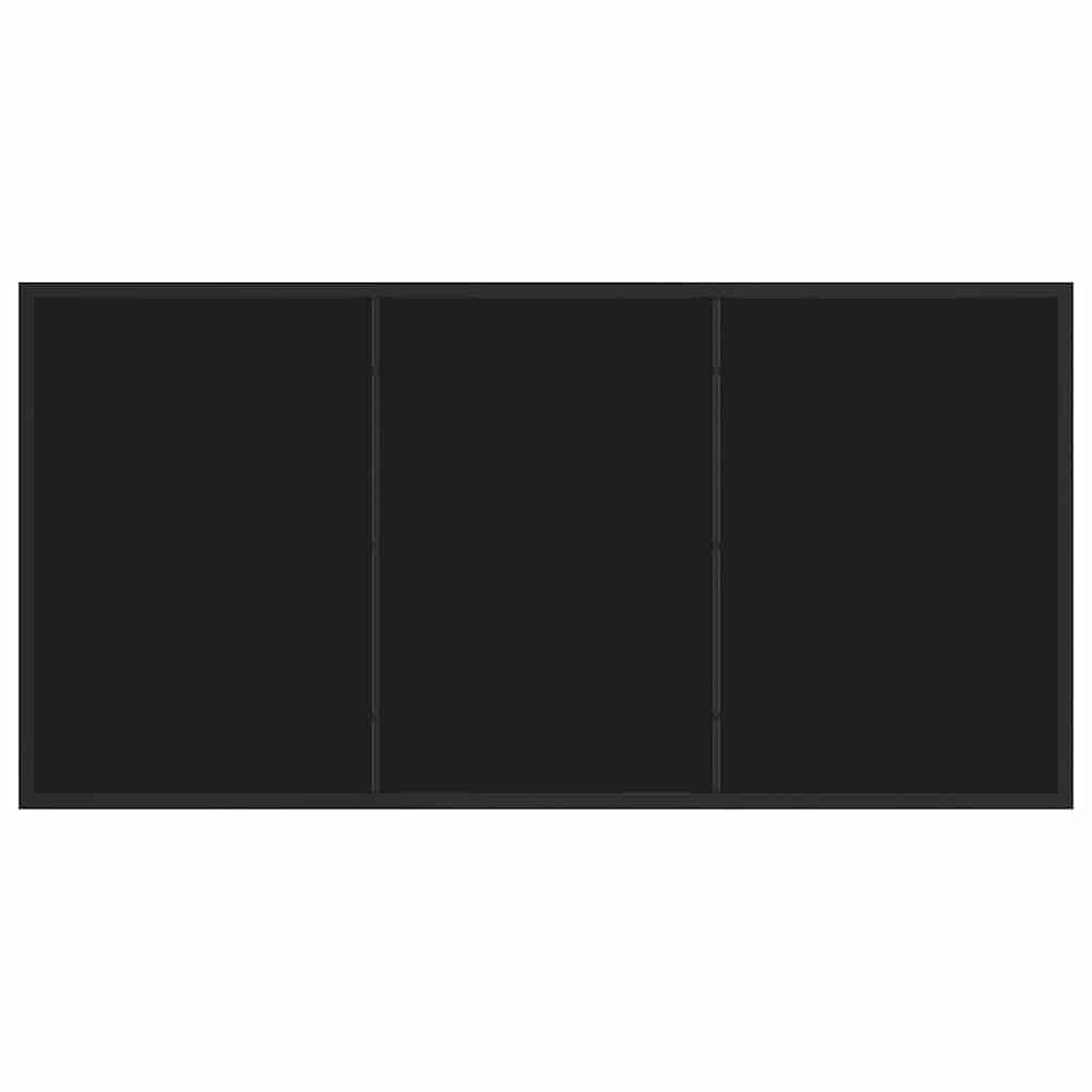 Garten Essgruppe 5 pcs Schwarz Pulverbeschichteter Stahl