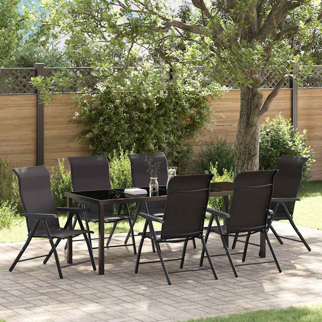 Garten Essgruppe 7 pcs Schwarzer Kaffee