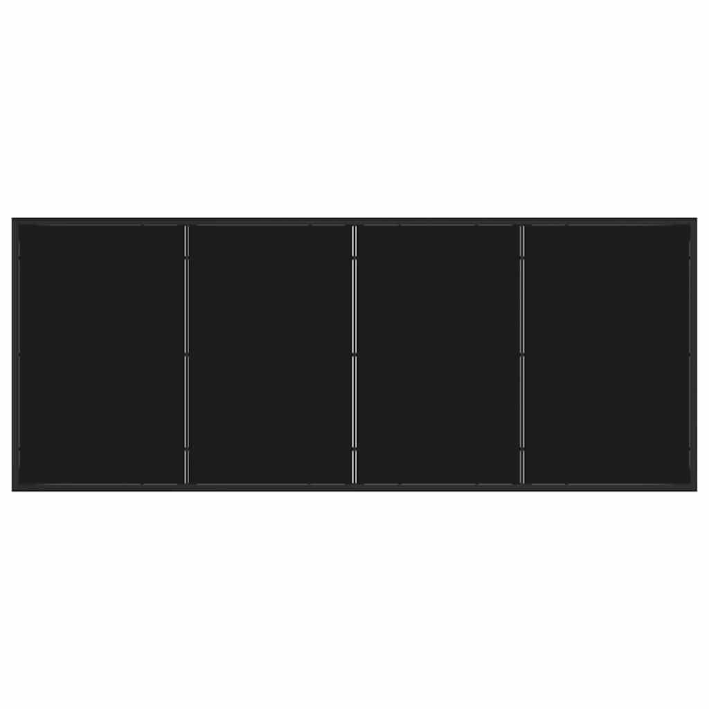 Garten Essgruppe mit Kissen 9 pcs Hellgrau Poly-Rattan