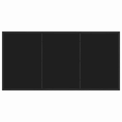 Garten Essgruppe mit Kissen 5 pcs Grau und Schwarz Rattan