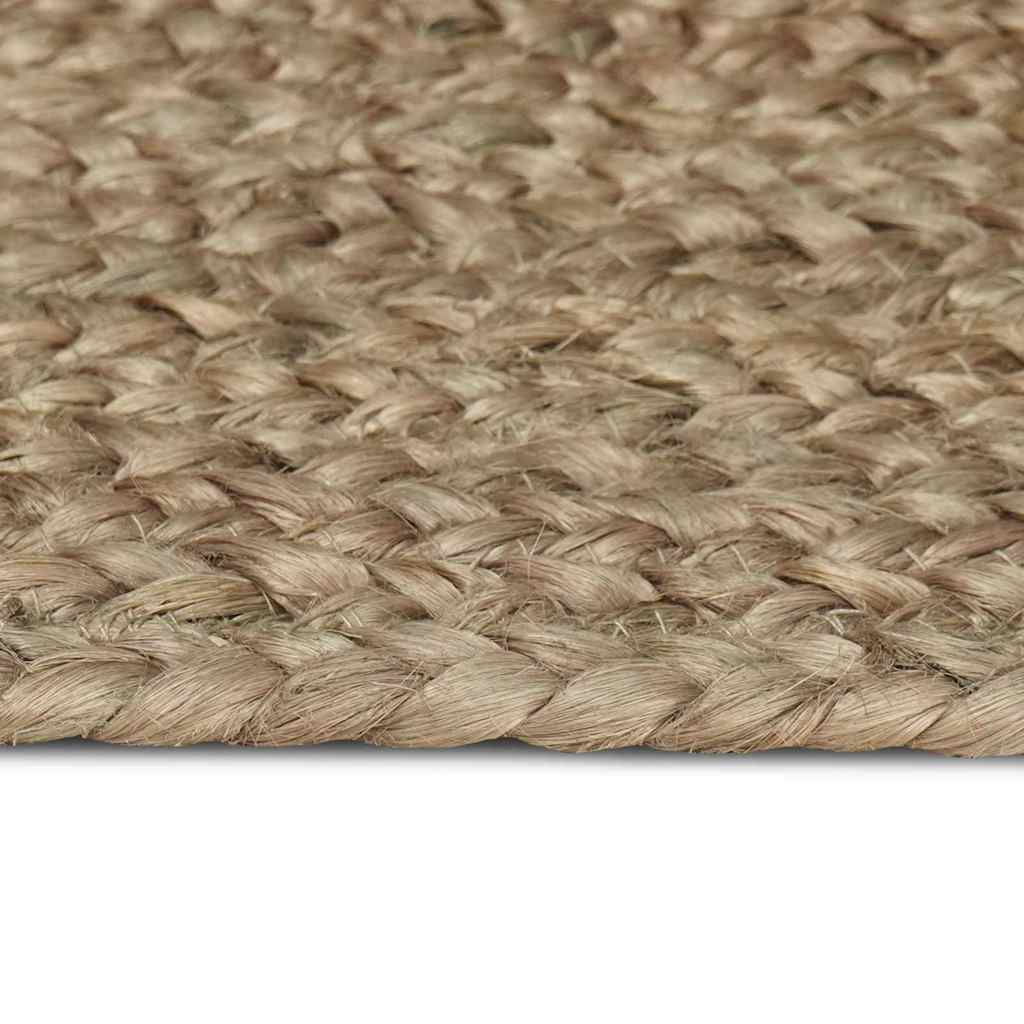 Bereichsteppiche Quadratisch Grau 160 x 160 cm Jute