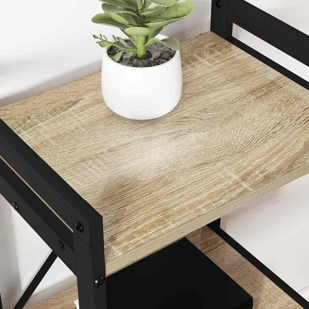 Bücherregal Sonoma-Eiche 40 x 30 x 50 cm Holzwerkstoff