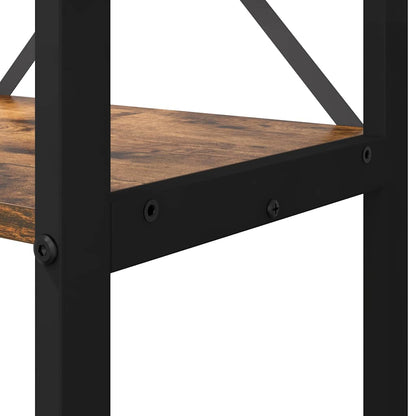 Bücherregal Geräucherte Eiche 60 x 30 x 155 cm Holzwerkstoff