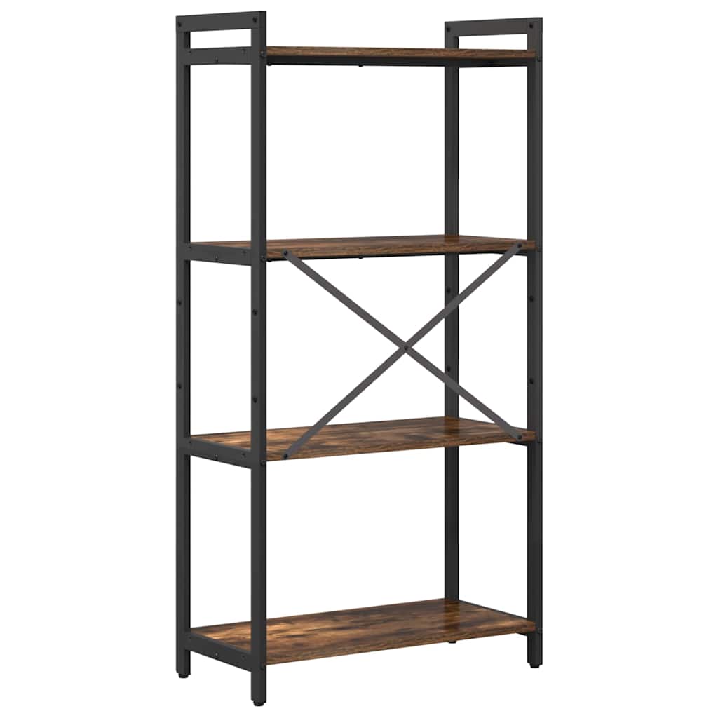 Bücherregal Geräucherte Eiche 40 x 30 x 85 cm Holzwerkstoff