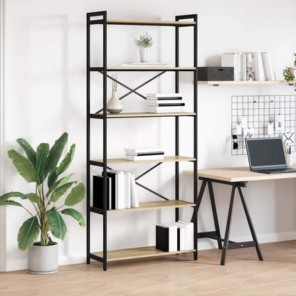 Bücherregal Sonoma-Eiche 40 x 30 x 85 cm Holzwerkstoff