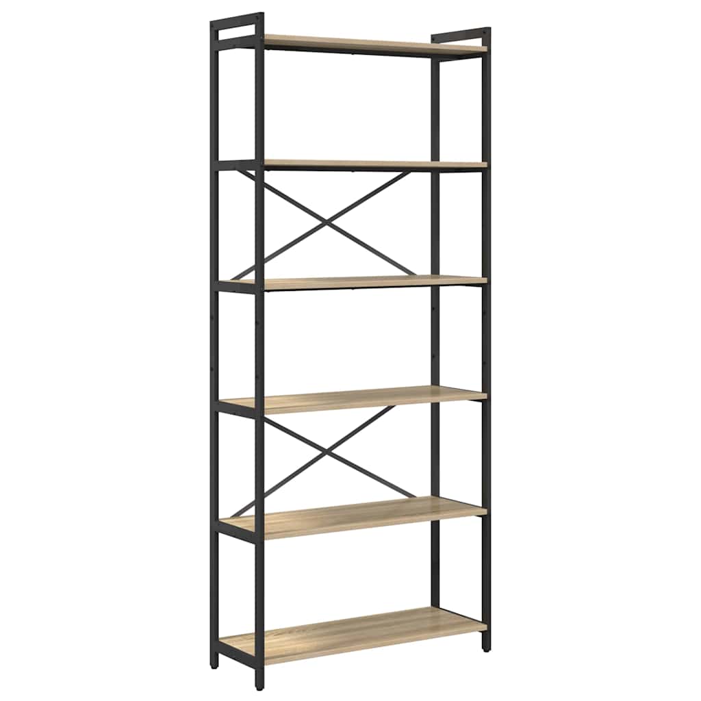 Bücherregal Sonoma-Eiche 40 x 30 x 85 cm Holzwerkstoff