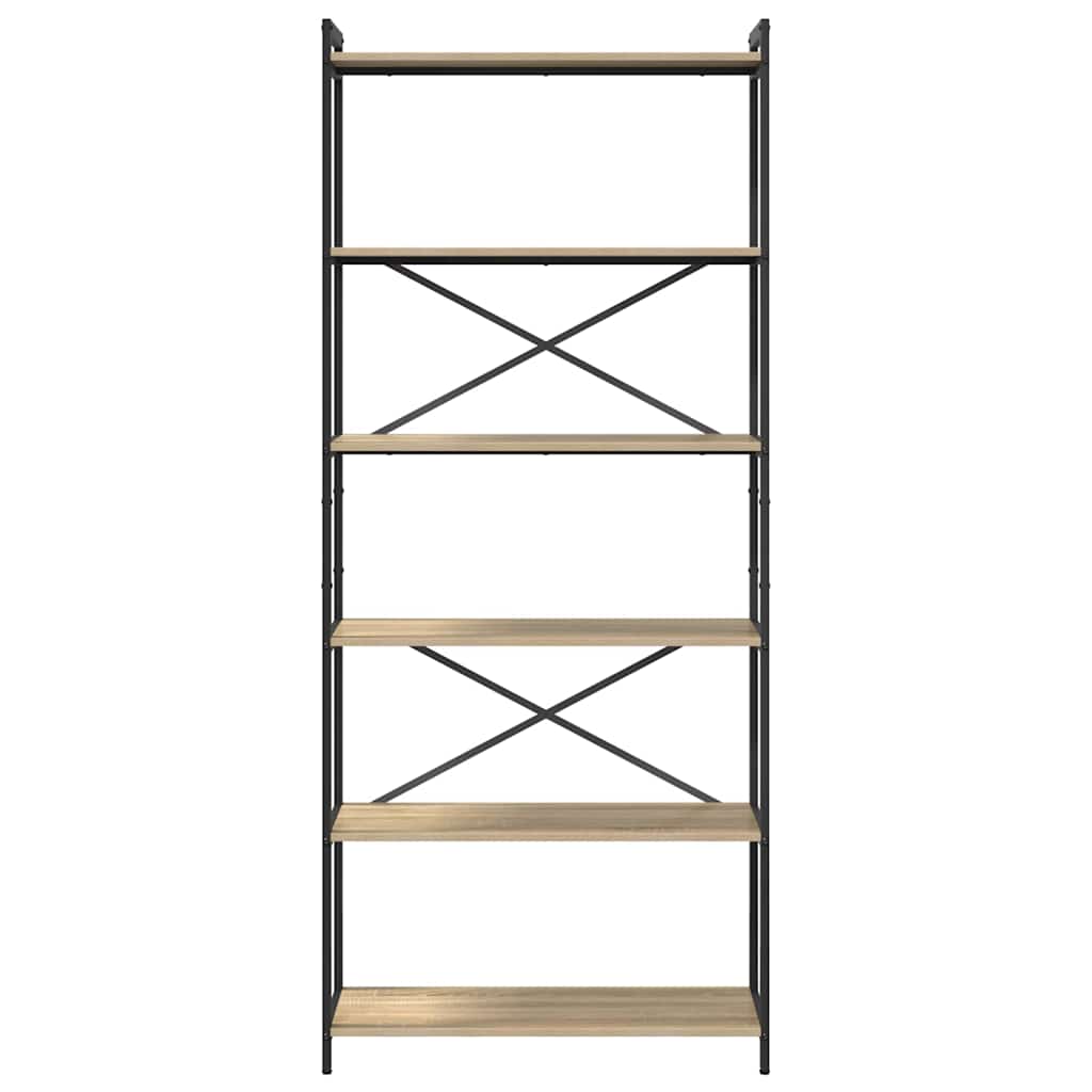 Bücherregal Sonoma-Eiche 40 x 30 x 85 cm Holzwerkstoff