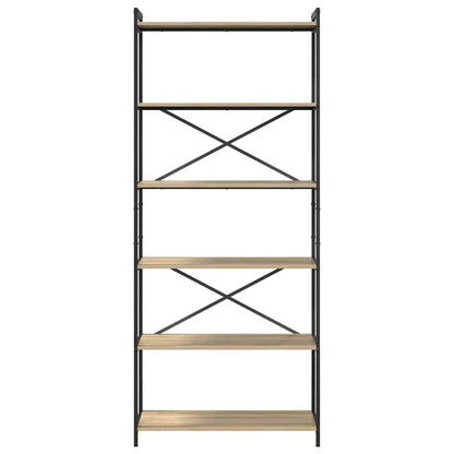 Bücherregal Sonoma-Eiche 40 x 30 x 85 cm Holzwerkstoff