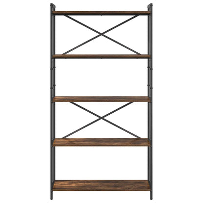 Bücherregal Geräucherte Eiche 80 x 30 x 155 cm Holzwerkstoff