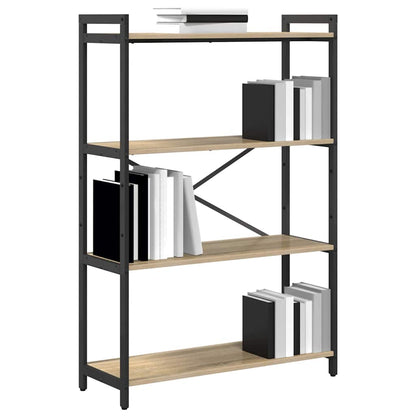 Bücherregal Sonoma-Eiche 80 x 30 x 120 cm Holzwerkstoff