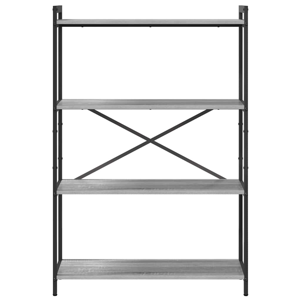 Bücherregal Grau Sonoma 80 x 30 x 120 cm Holzwerkstoff