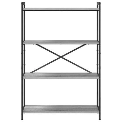 Bücherregal Grau Sonoma 80 x 30 x 120 cm Holzwerkstoff