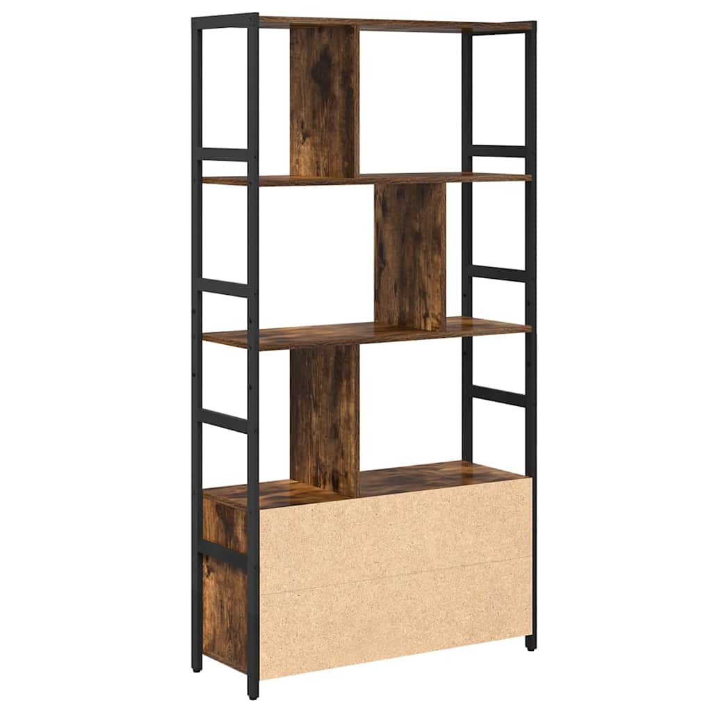Bücherregal Geräucherte Eiche 80 x 30 x 155,5 cm Holzwerkstoff