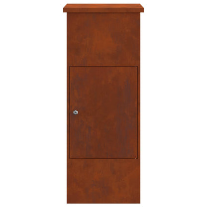 Paketdrop-Box Rostig 44,5 x 29 x 110,5 cm Wetterfeststahl