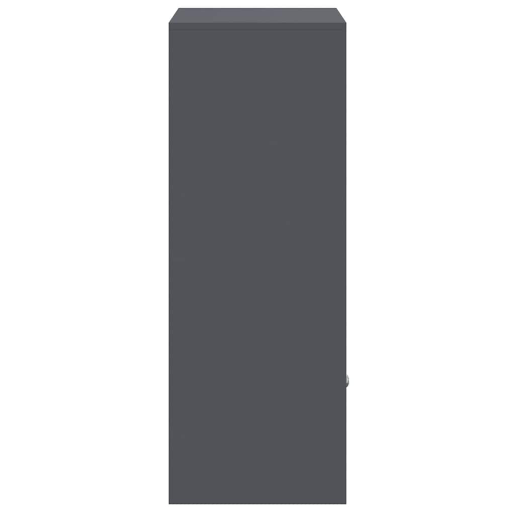 Paketdrop-Box mit Speicher Anthrazit 41 x 38 x 103 cm Stahl