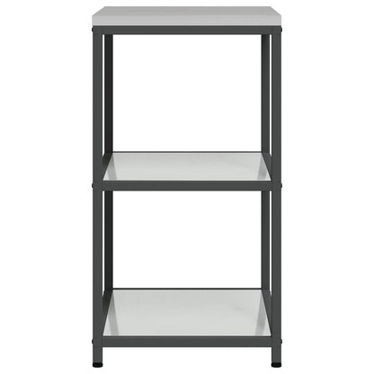 Küchenaufbewahrung mit Regal Silber 60 x 50 x 92 cm Stahl