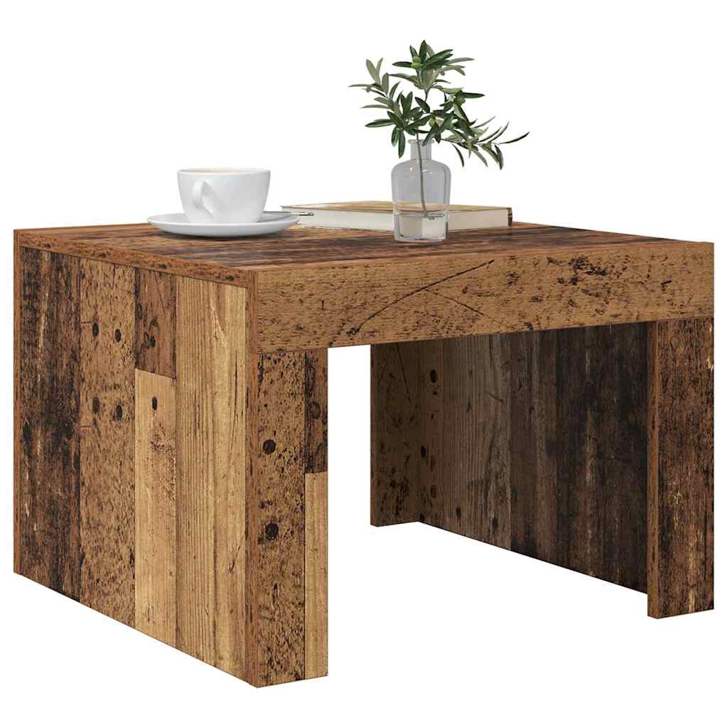 Couchtisch Altholz 50 x 50 x 35 cm Holzwerkstoff