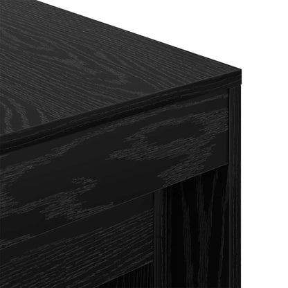 Couchtisch 3 pcs Schwarz Eichen-Optik Holzwerkstoff