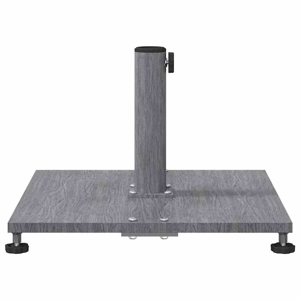 Sonnenschirmständer Dunkelgraue Holzoptik 45 x 45 x 31 cm