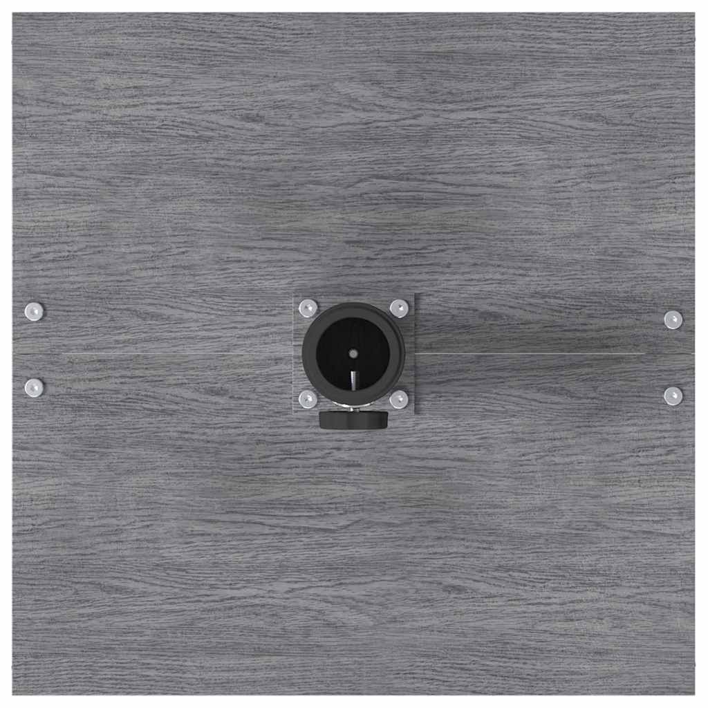 Sonnenschirmständer Dunkelgraue Holzoptik 45 x 45 x 31 cm