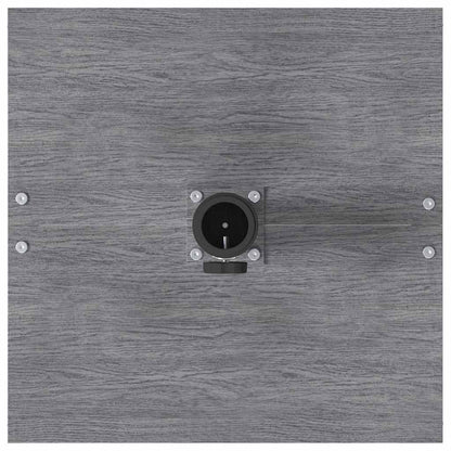 Sonnenschirmständer Dunkelgraue Holzoptik 45 x 45 x 31 cm