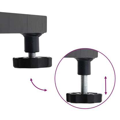 Sonnenschirmständer Dunkelgrau 45 x 45 x 31 cm