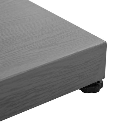 Sonnenschirmständer Dunkelgrau Holzlook 45 x 45 x 31,5 cm