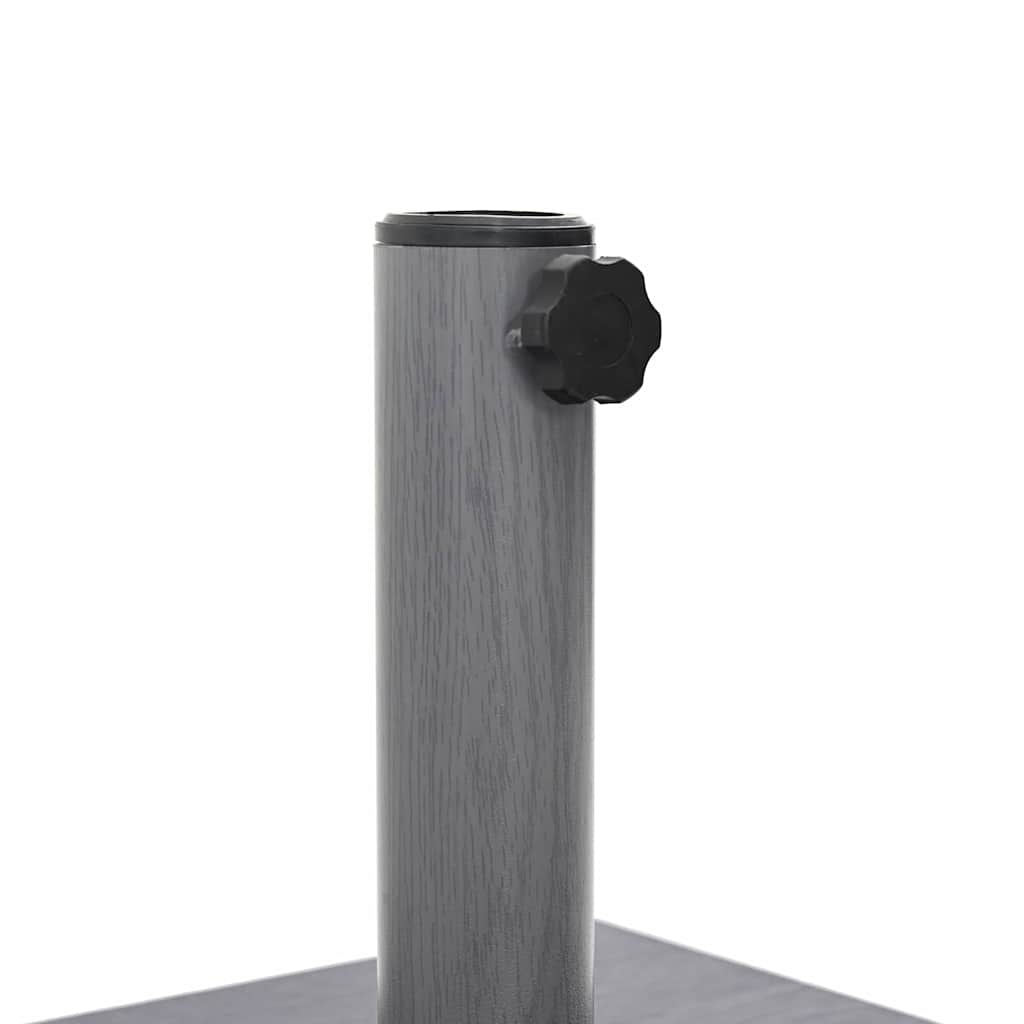 Sonnenschirmständer Dunkelgrau Holzlook 45 x 45 x 31,5 cm