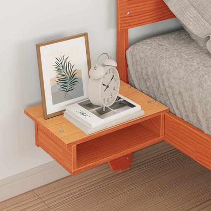 Bettrahmen Wachsbraun 90 x 190 cm Massives Kiefernholz