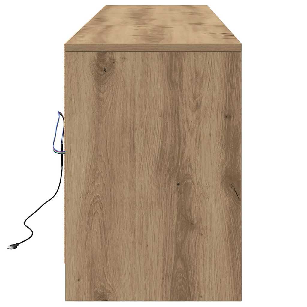TV-Einheiten 2 pcs Artisan-Eiche 180 x 34 x 50 cm Holzwerkstoff
