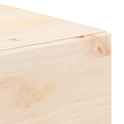 Nachttisch Braun 42 x 32,5 x 40 cm Massivholz Kiefer