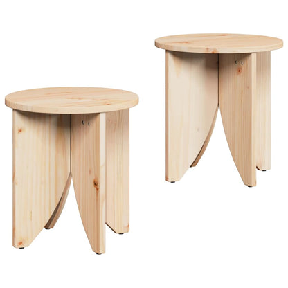 Couchtisch 2 pcs Natur