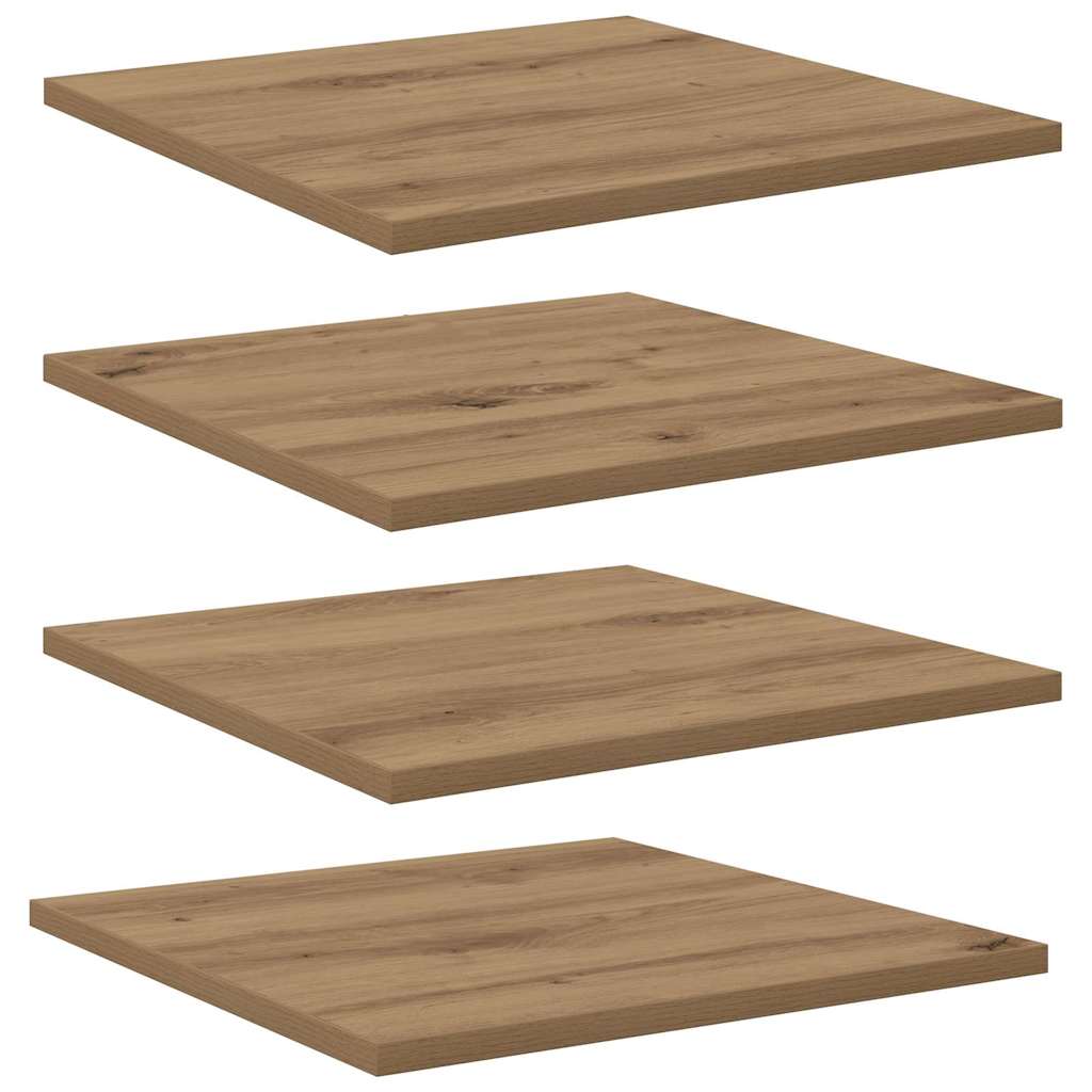 Regalbrett 4 pcs Braun 40 x 40 x 1,5 cm Holzwerkstoff