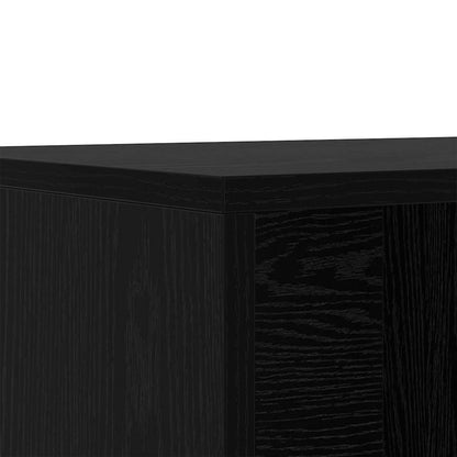 Schuhbank Schwarz Eichen-Optik 102 x 35 x 35 cm Holzwerkstoff