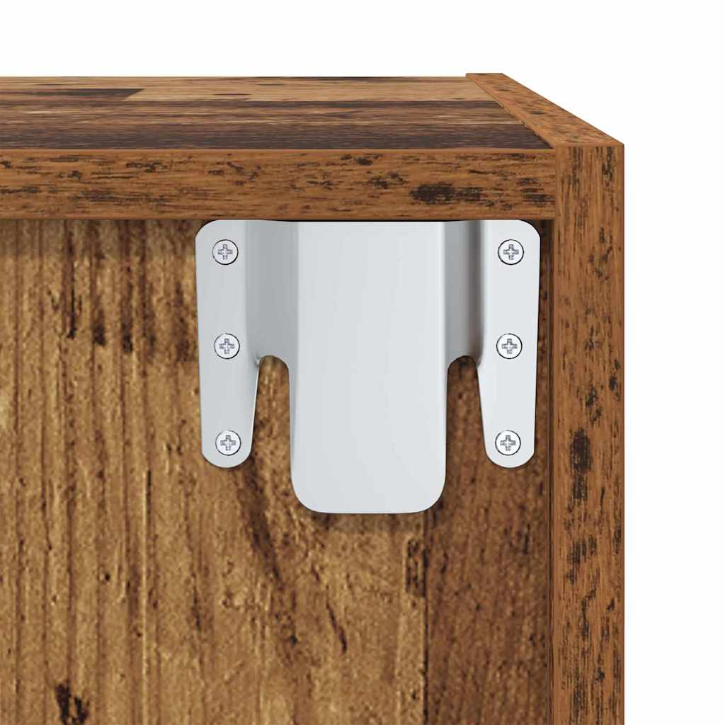 TV-Schrankset Altholz 37 x 37 x 107 cm Holzwerkstoff