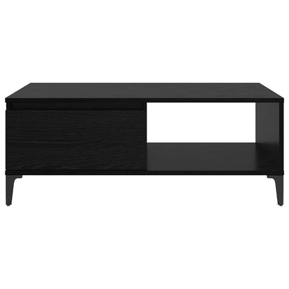 Couchtisch Schwarz Eichen-Optik 90 x 60 x 35 cm Holzwerkstoff