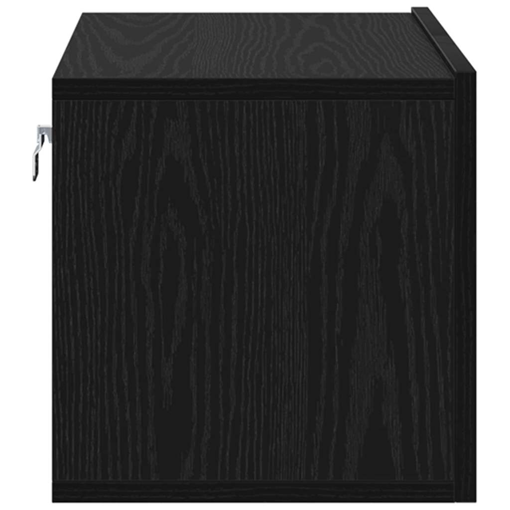 TV-Schrankset 2 pcs Schwarz 60 x 30 x 30 cm Holzwerkstoff
