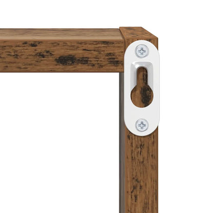 Wandregale mit Regal Wandmontiert Altholz Holzwerkstoff