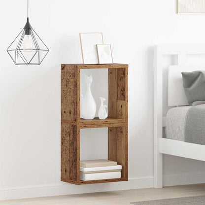 Wandregale mit Regal Wandmontiert Altholz Holzwerkstoff