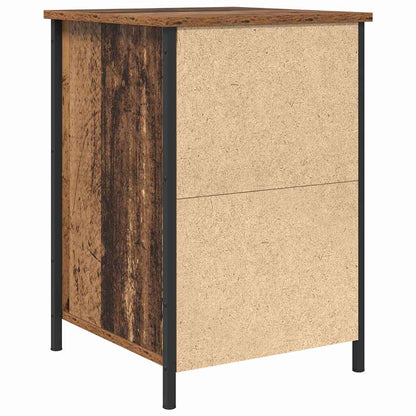 Nachttisch mit Schubladen Altholz 40 x 42 x 60 cm Holzwerkstoff