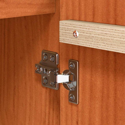 Sideboard Wachsbraun 110 x 34 x 75 cm Massives Kiefernholz