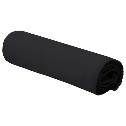 Sporthandtücher 2 pcs Schwarz 50 x 30 cm Polyester und Polyamid