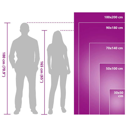 Sporthandtücher 2 pcs Dunkelgrau 50 x 30 cm